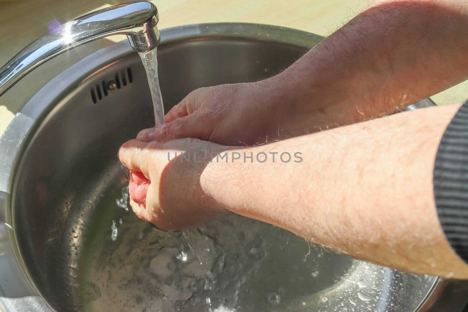 Cleaning and washing hands with soap prevention for outbreak of coronavirus covid-19 by MP_foto71