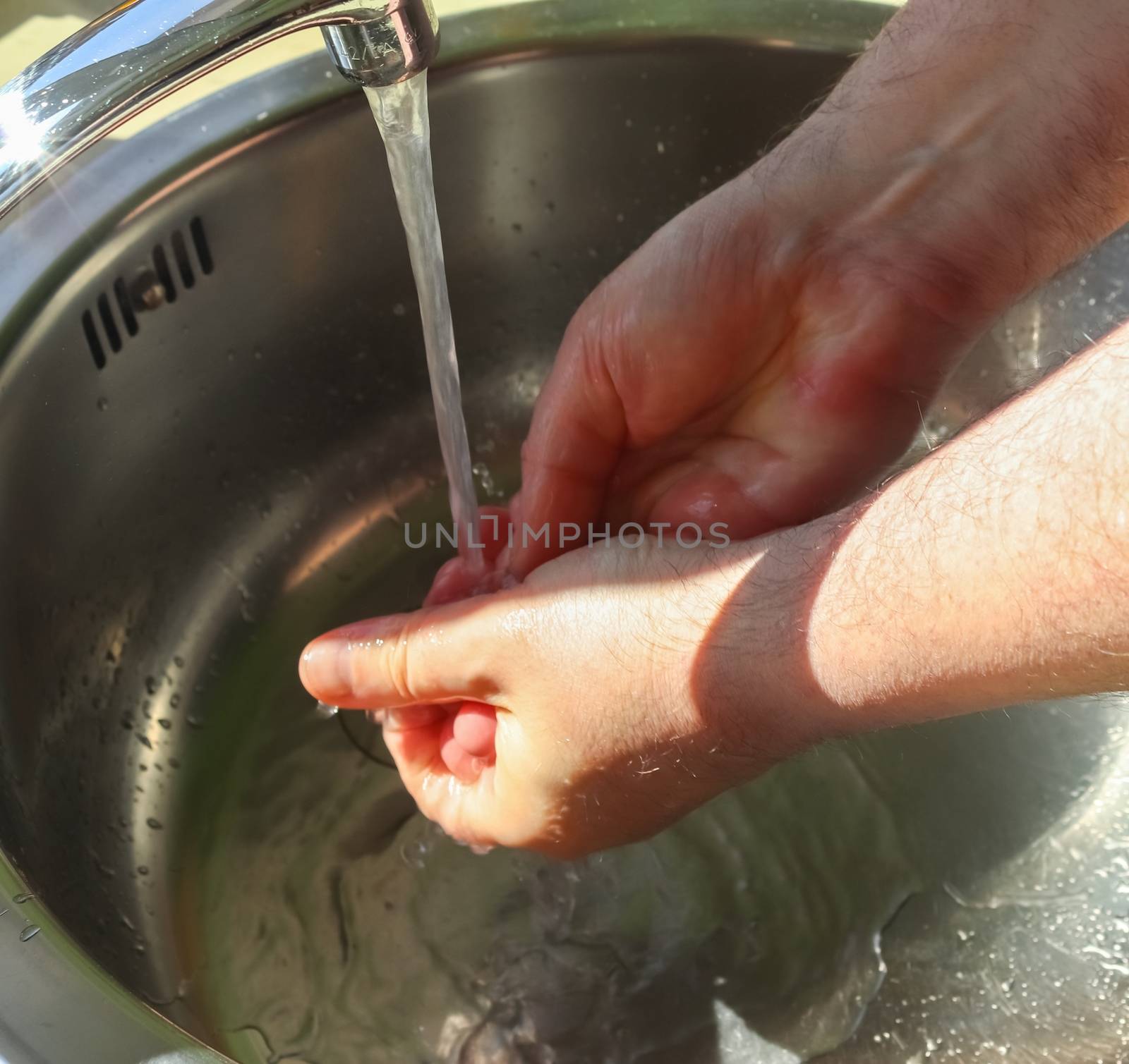 Cleaning and washing hands with soap prevention for outbreak of coronavirus covid-19 by MP_foto71