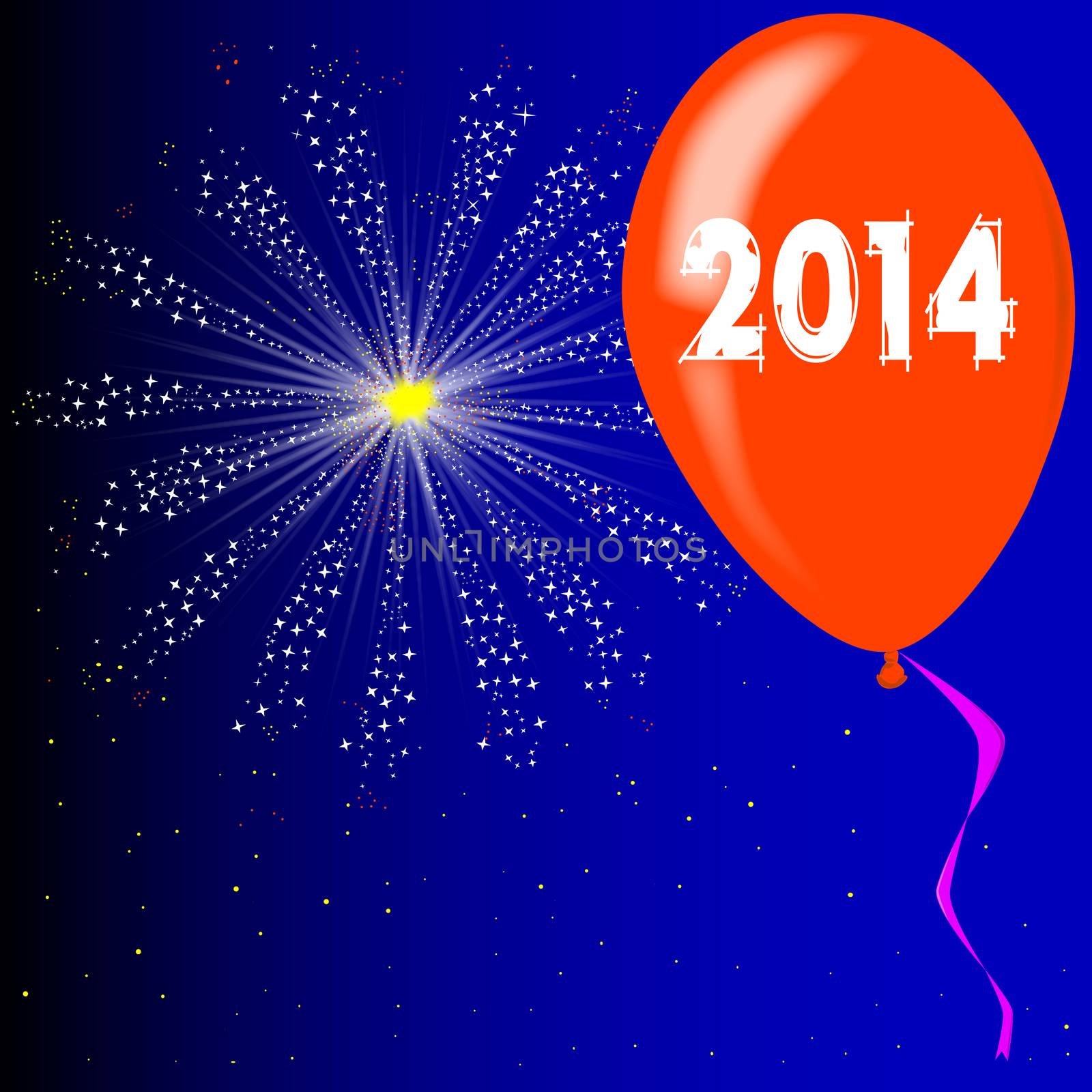 Happy New Year 2014 by Bigalbaloo