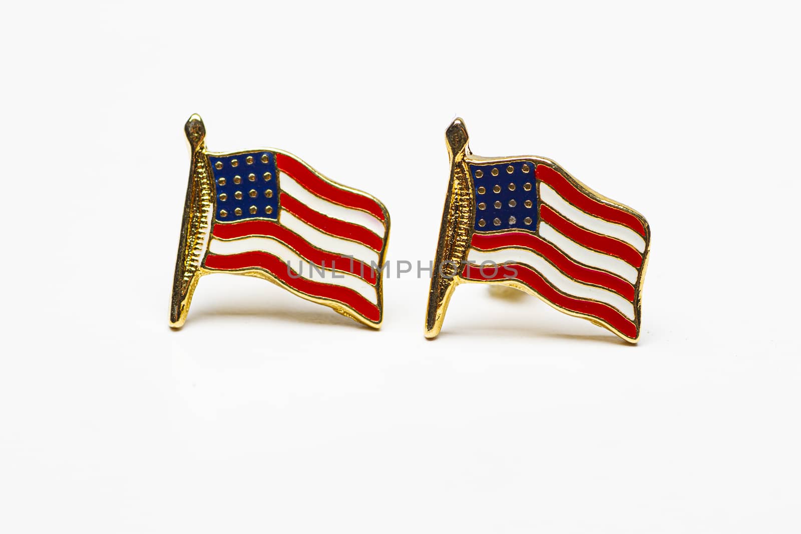 Double flag pin by mypstudio