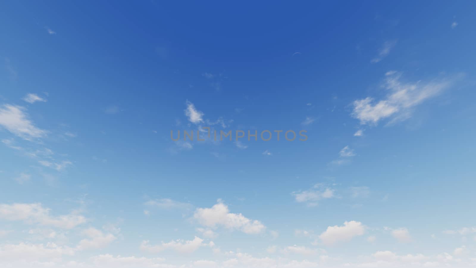 Cloudy blue sky abstract background, blue sky background with tiny clouds, 3d rendering

