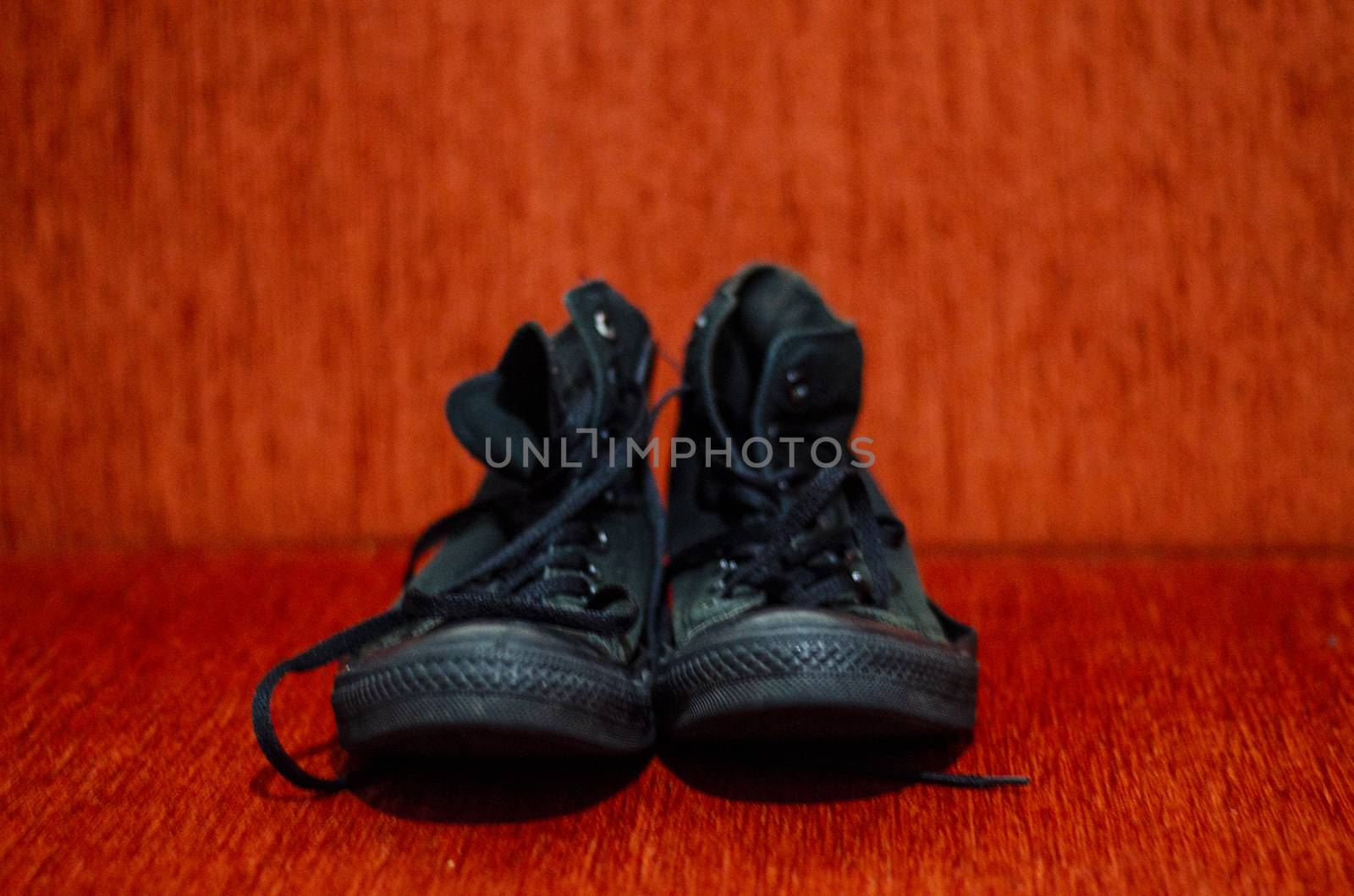Old Black Stylish Shoes, Vintage by Hasilyus