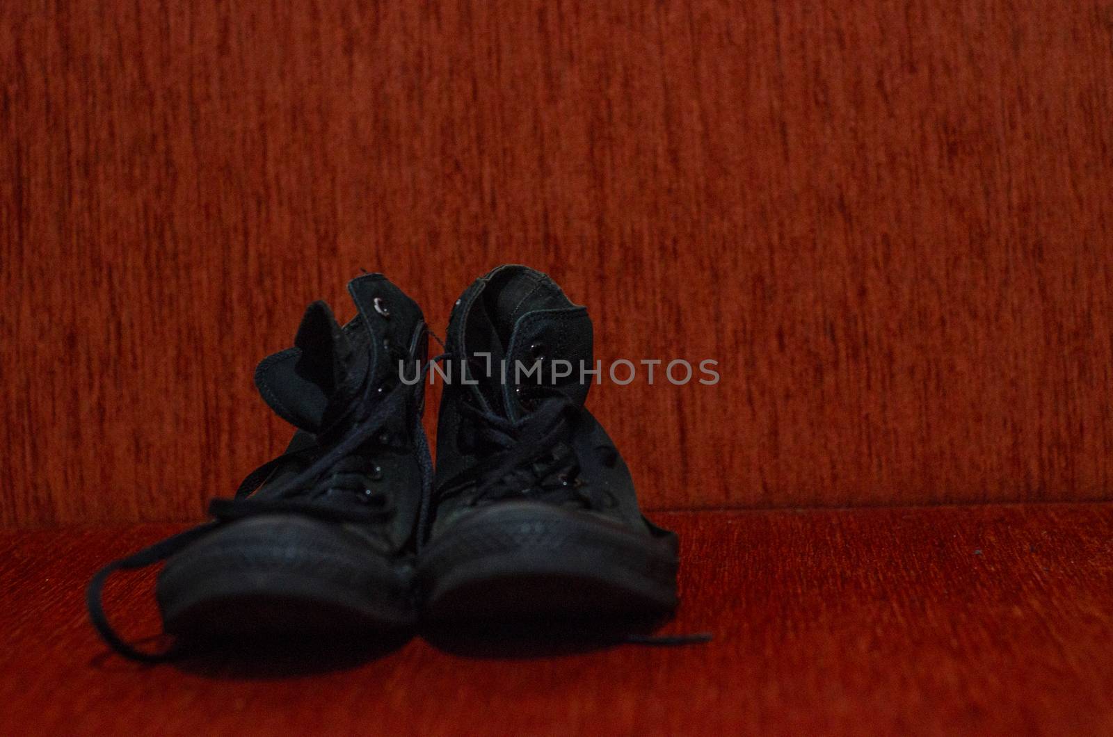 Old Black Stylish Shoes, Vintage by Hasilyus