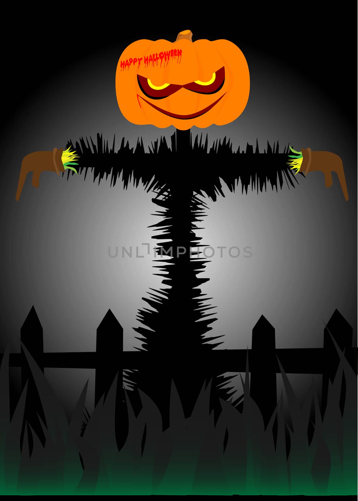 Halloween Scarecrow by Bigalbaloo