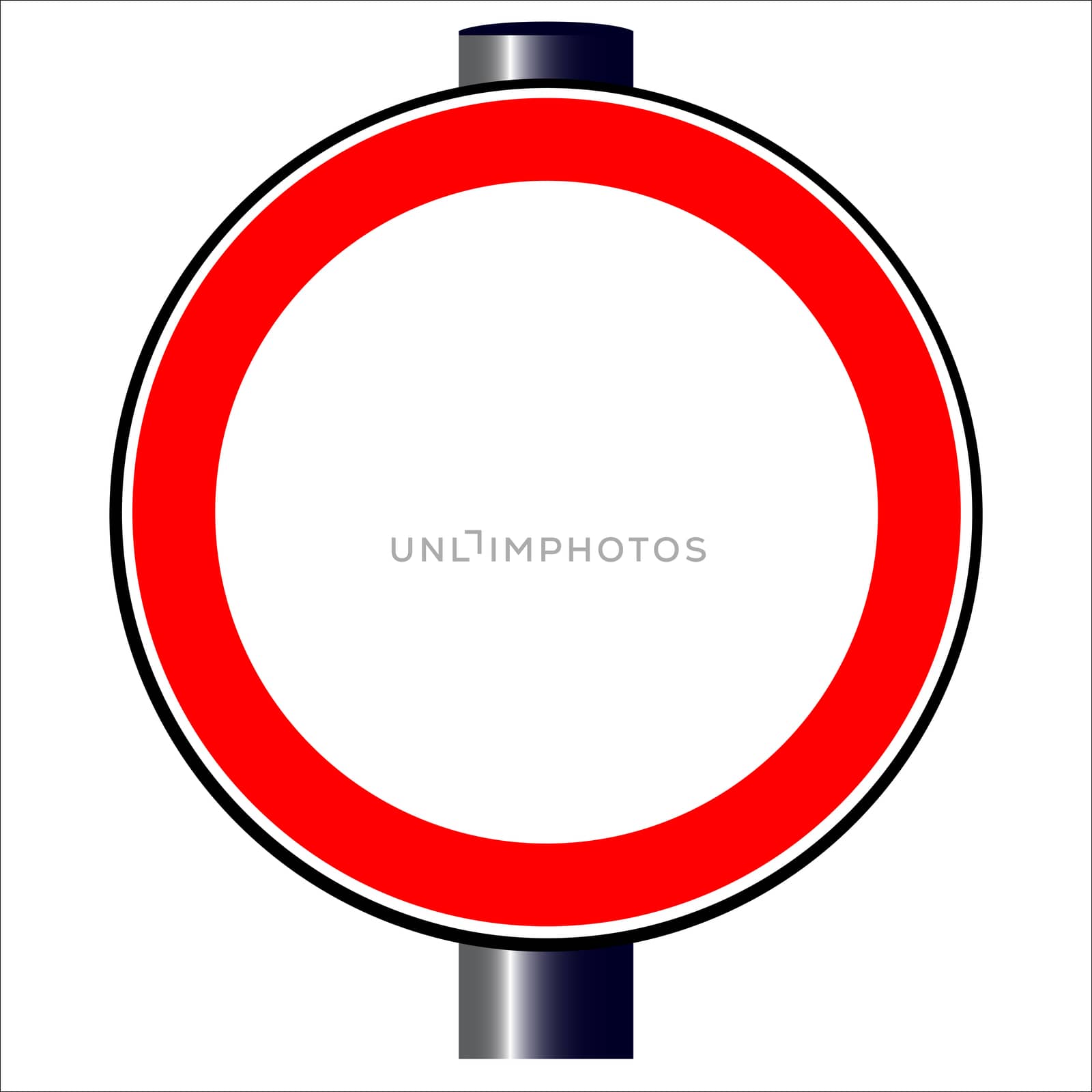 Blank Traffic Sign by Bigalbaloo