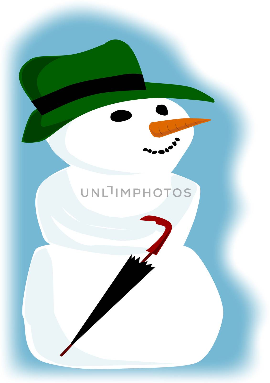 Lonely Snowman by Bigalbaloo