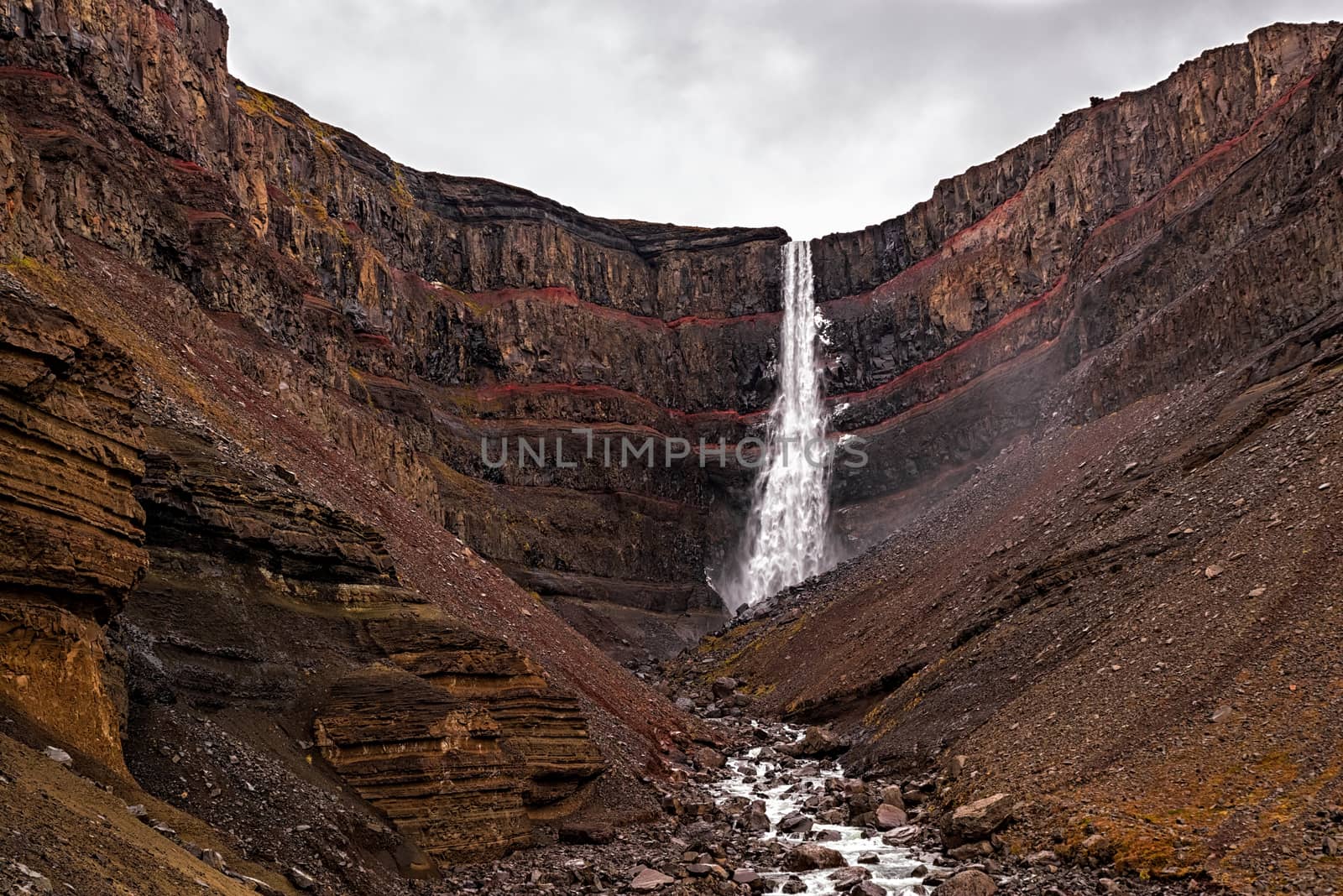 Hengifoss waterfall, Iceland by LuigiMorbidelli