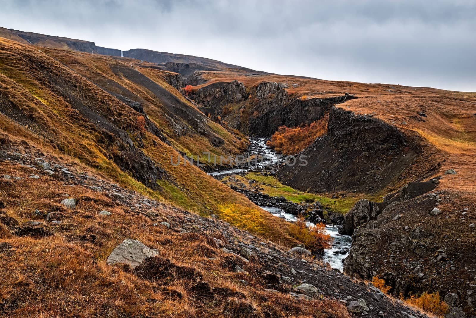 Hengifoss waterfall, Iceland by LuigiMorbidelli