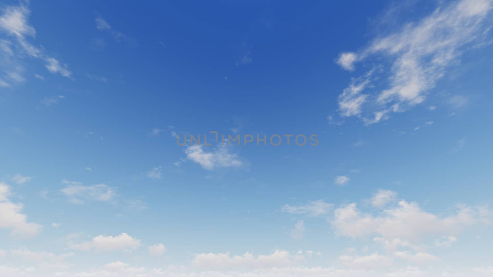Cloudy blue sky abstract background, blue sky background with tiny clouds, 3d rendering

