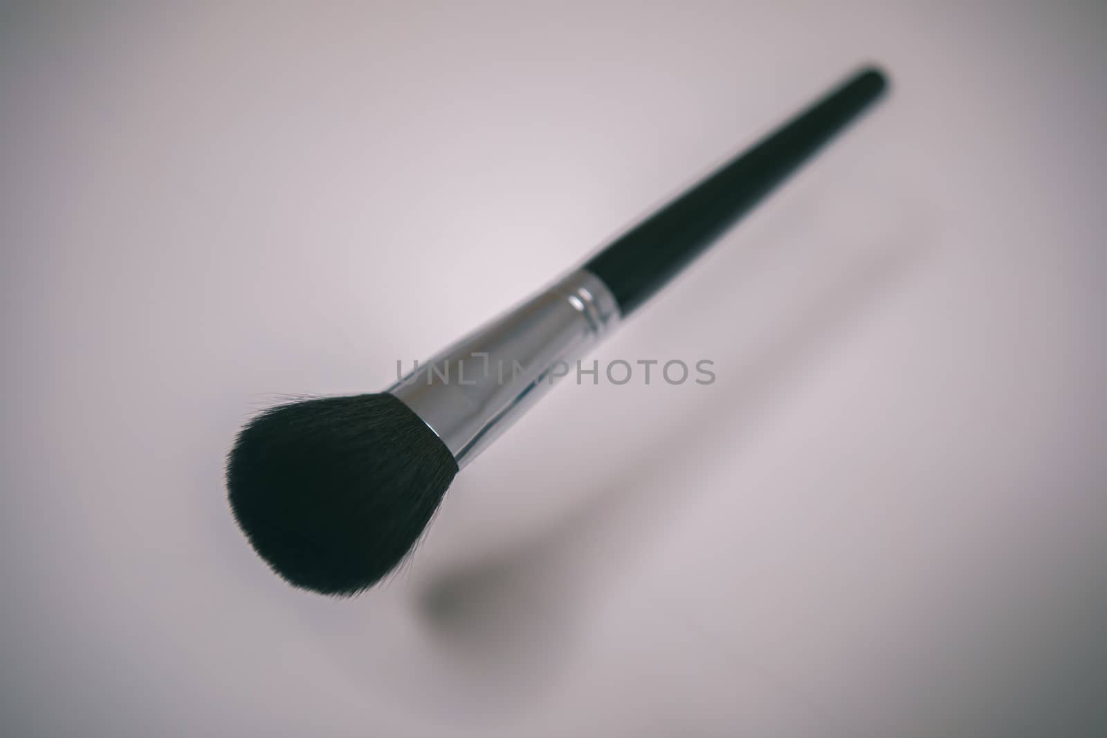 Makeup brushes set on white background  by tadeush89