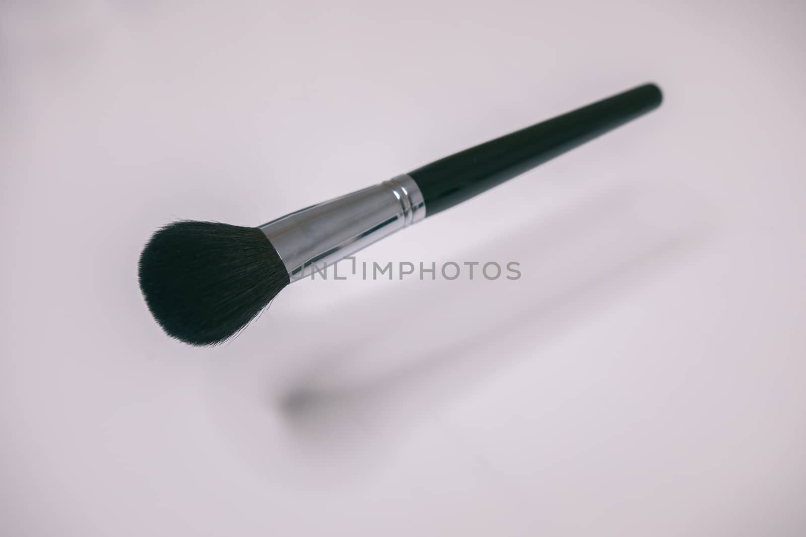 Makeup brushes set on white background  by tadeush89