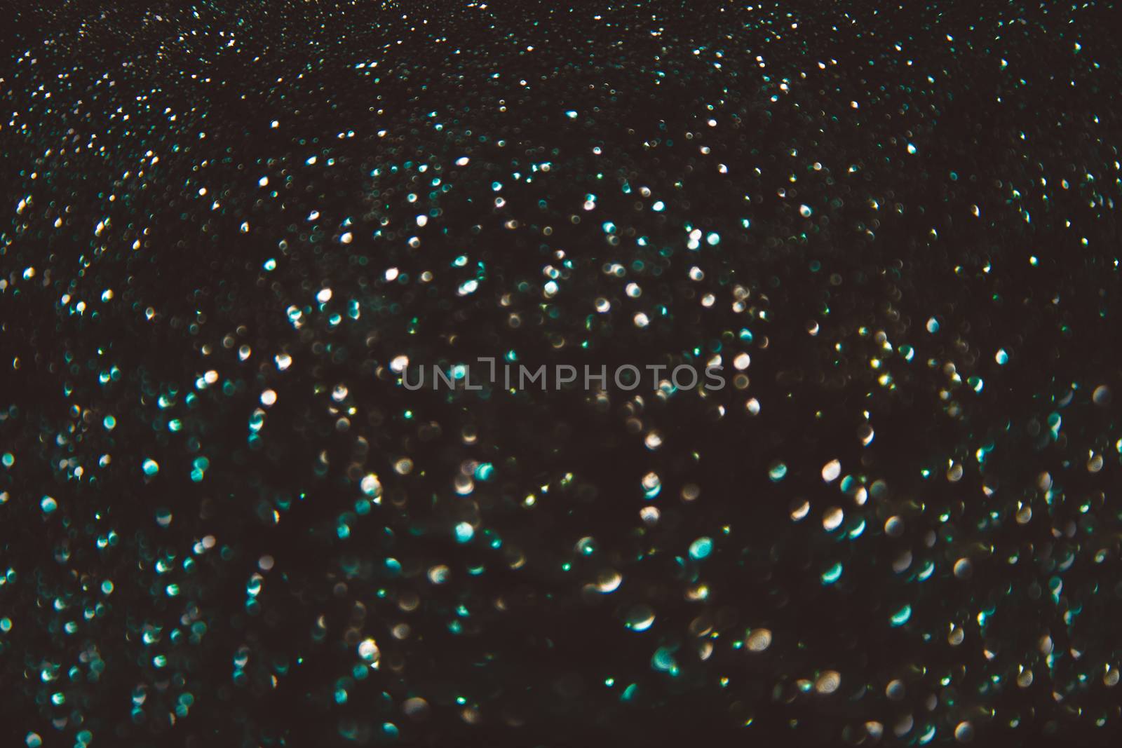 Abstract bokeh on black background like stars