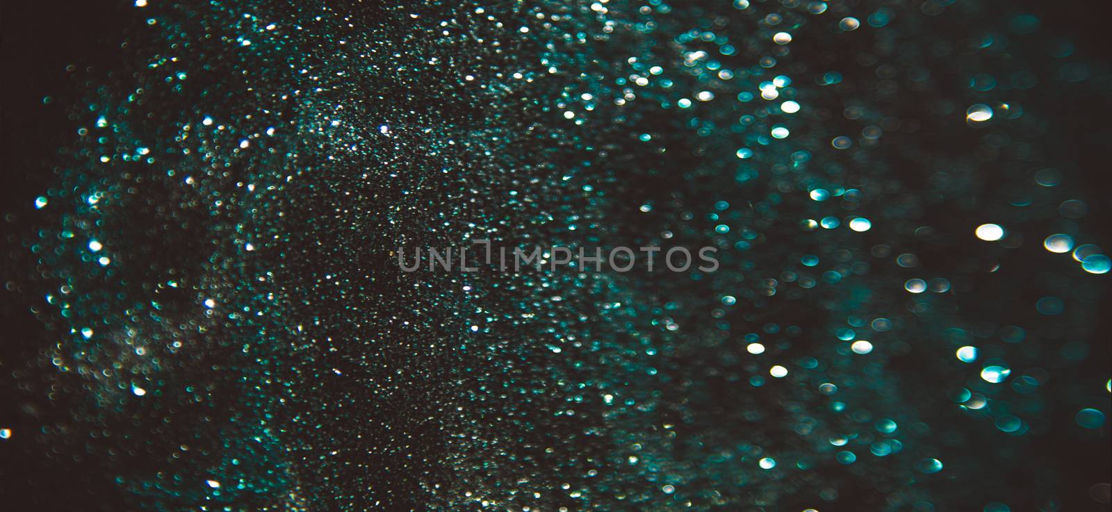 Abstract bokeh on black background like stars