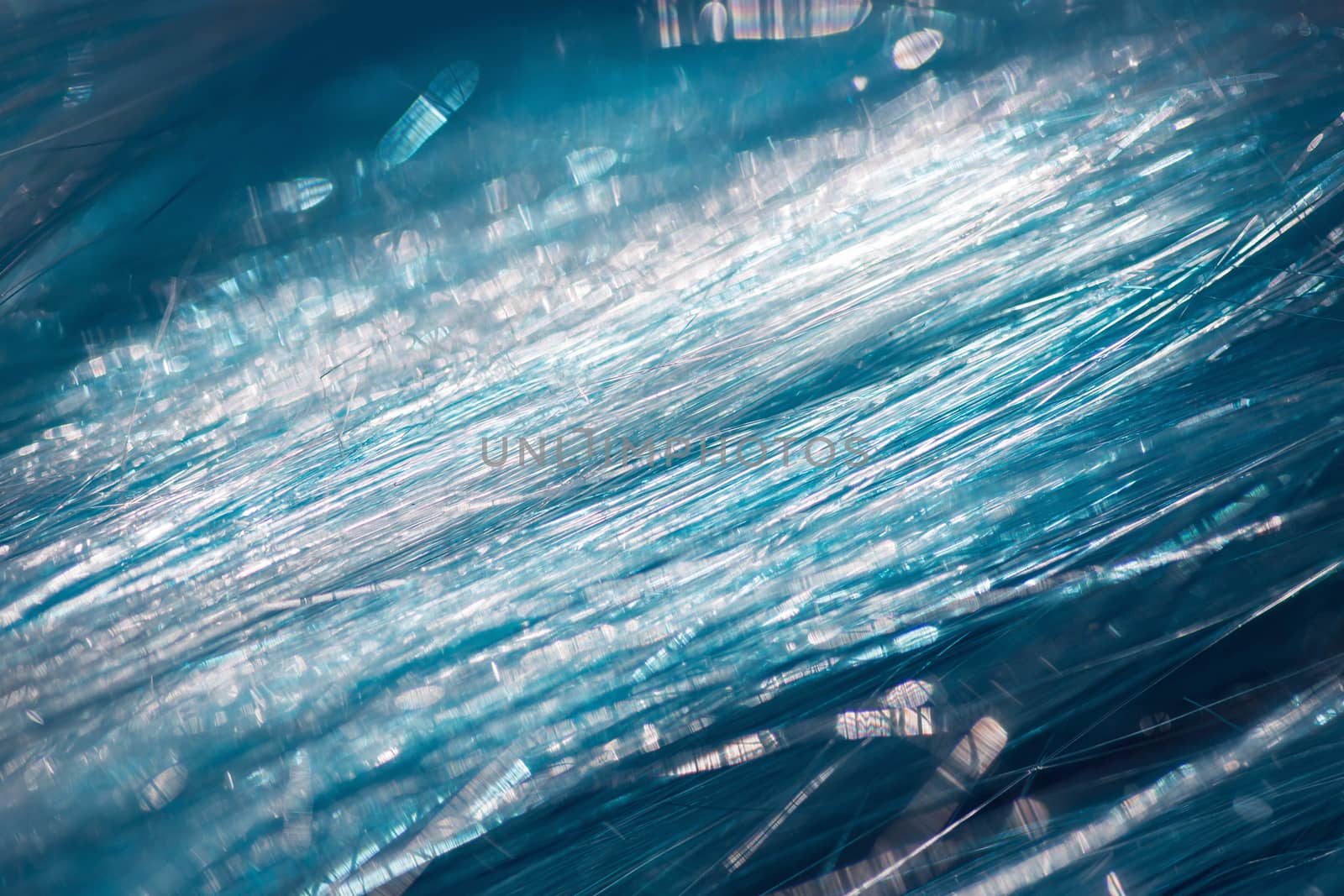 Abstract background of blue hairs