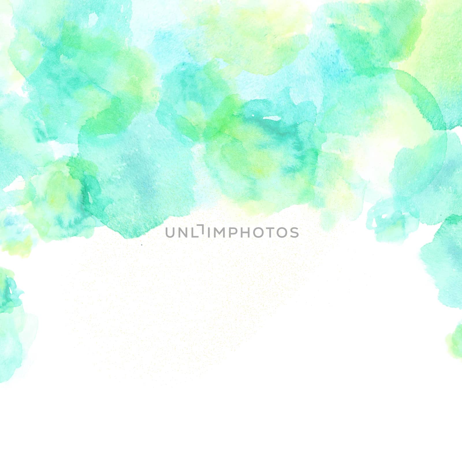 Abstract watercolor on white background. by yuiyuize