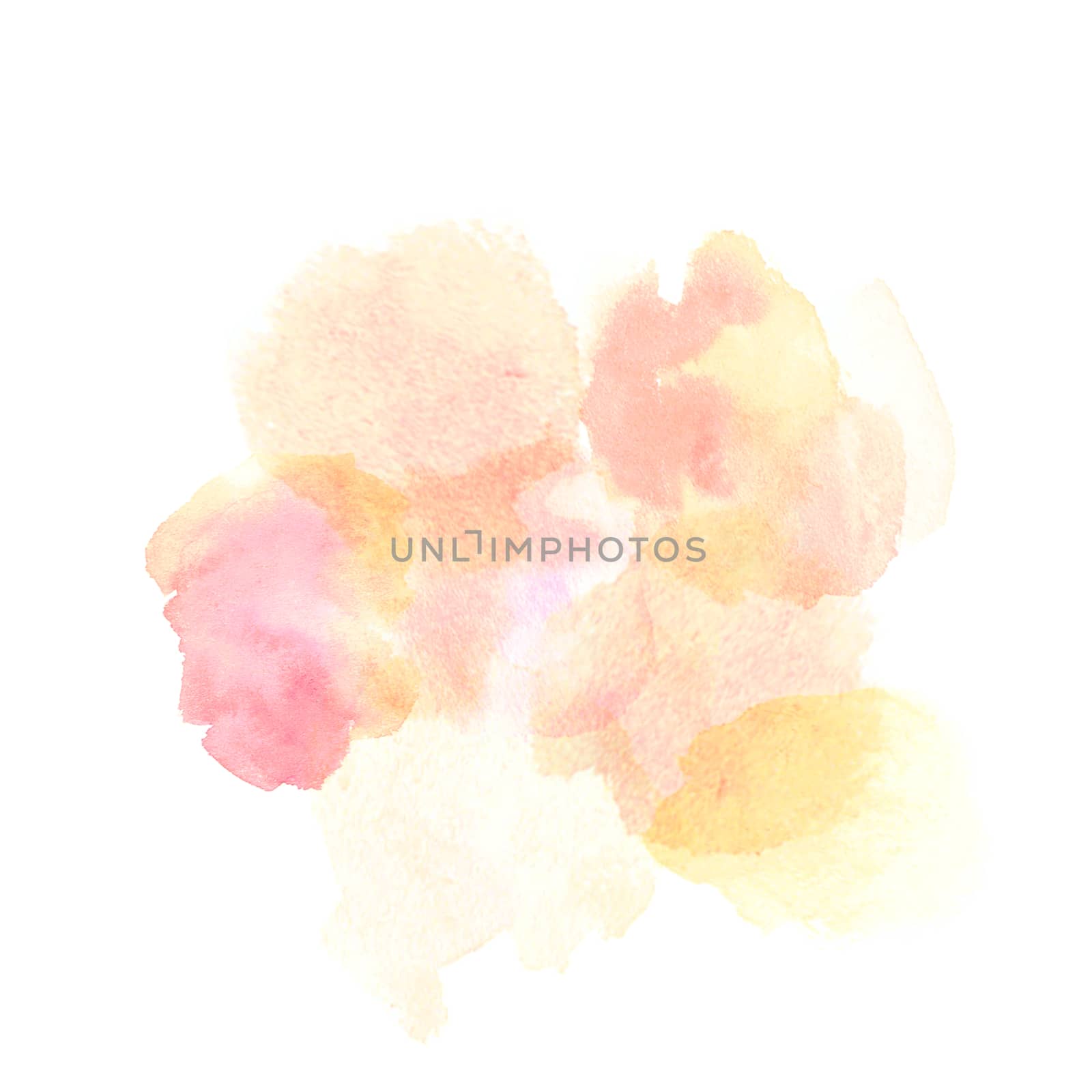 Abstract watercolor on white background. by yuiyuize
