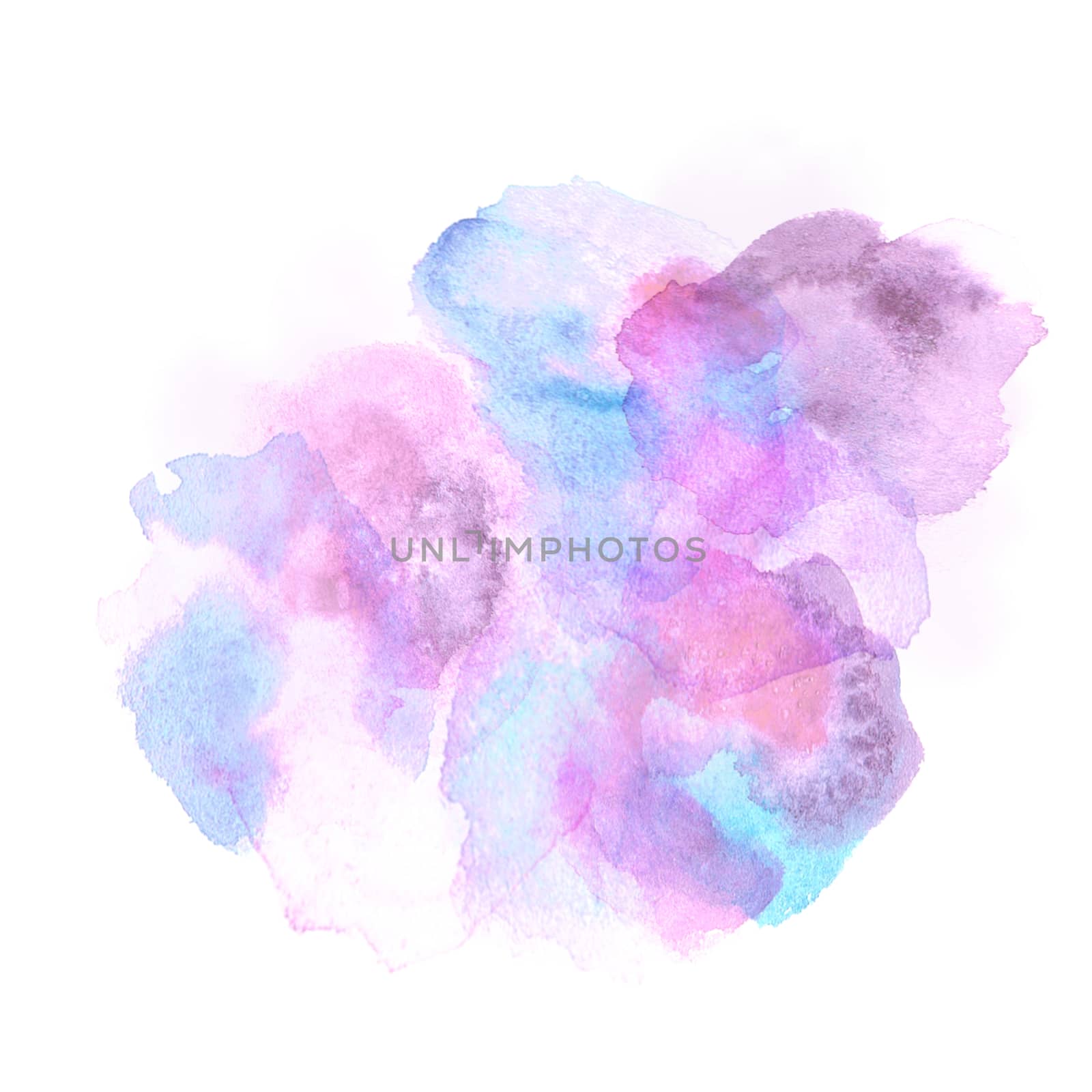 Abstract watercolor on white background. by yuiyuize