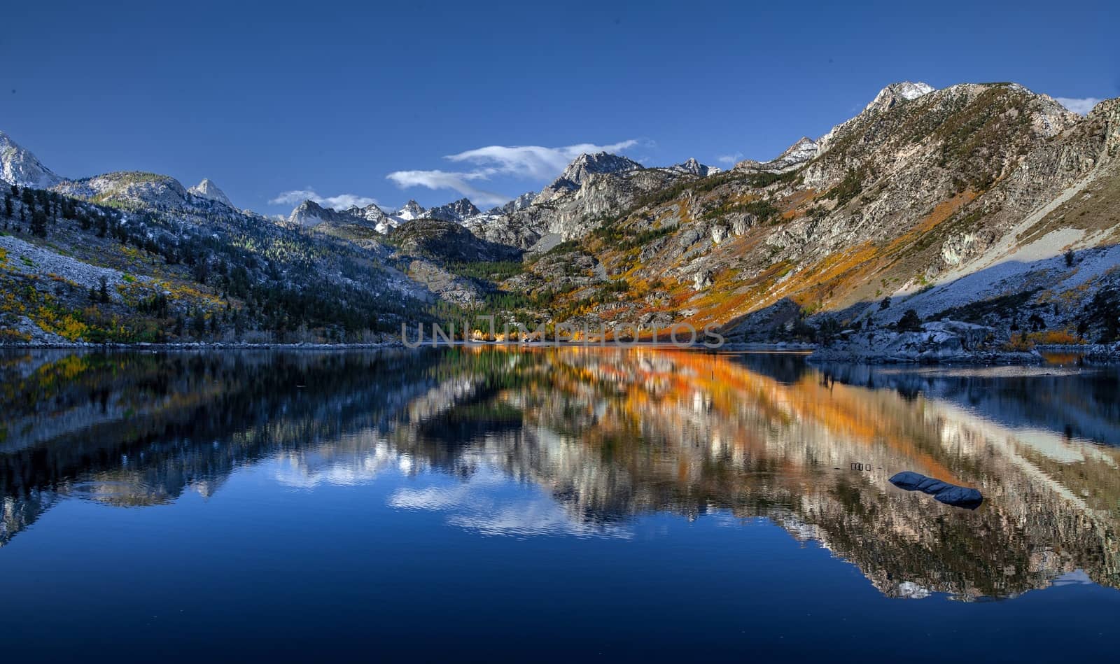 Serene mountain lake, Utah, USA. by bhavik_jagani