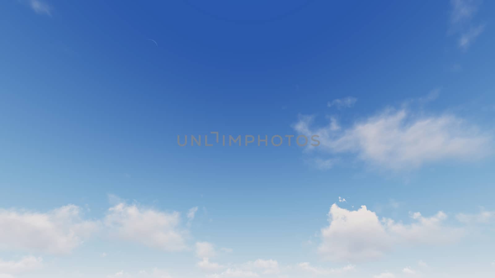 Cloudy blue sky abstract background, blue sky background with tiny clouds, 3d rendering

