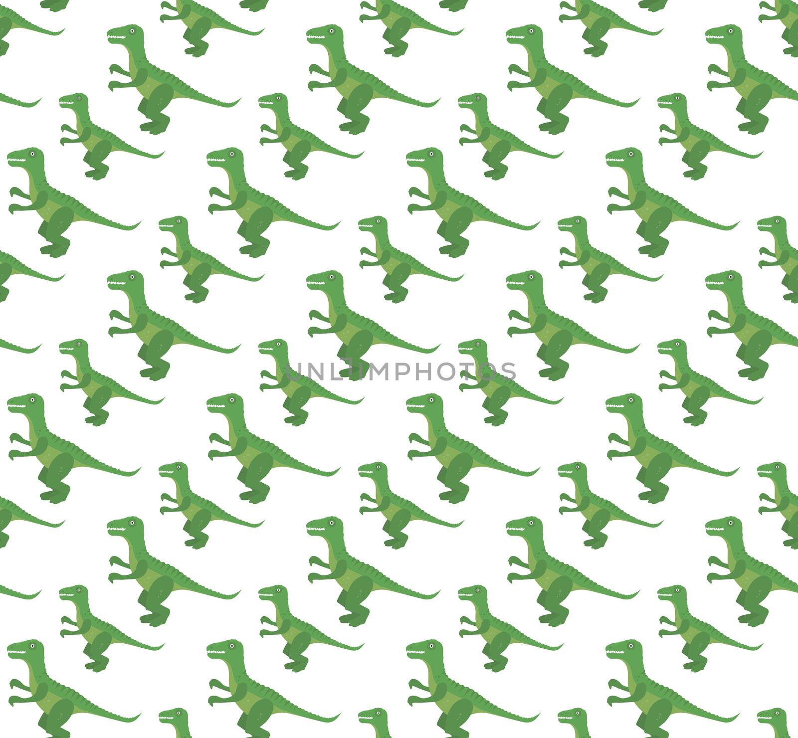 Tyrannosaurus seamless pattern. Dinosaur endless texture, repeating background.
