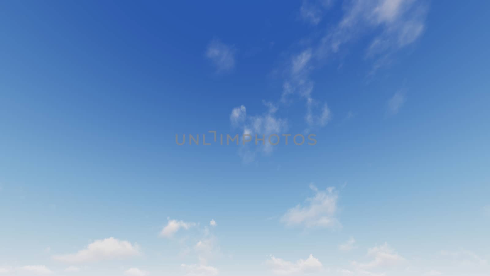 Cloudy blue sky abstract background, blue sky background with tiny clouds, 3d rendering

