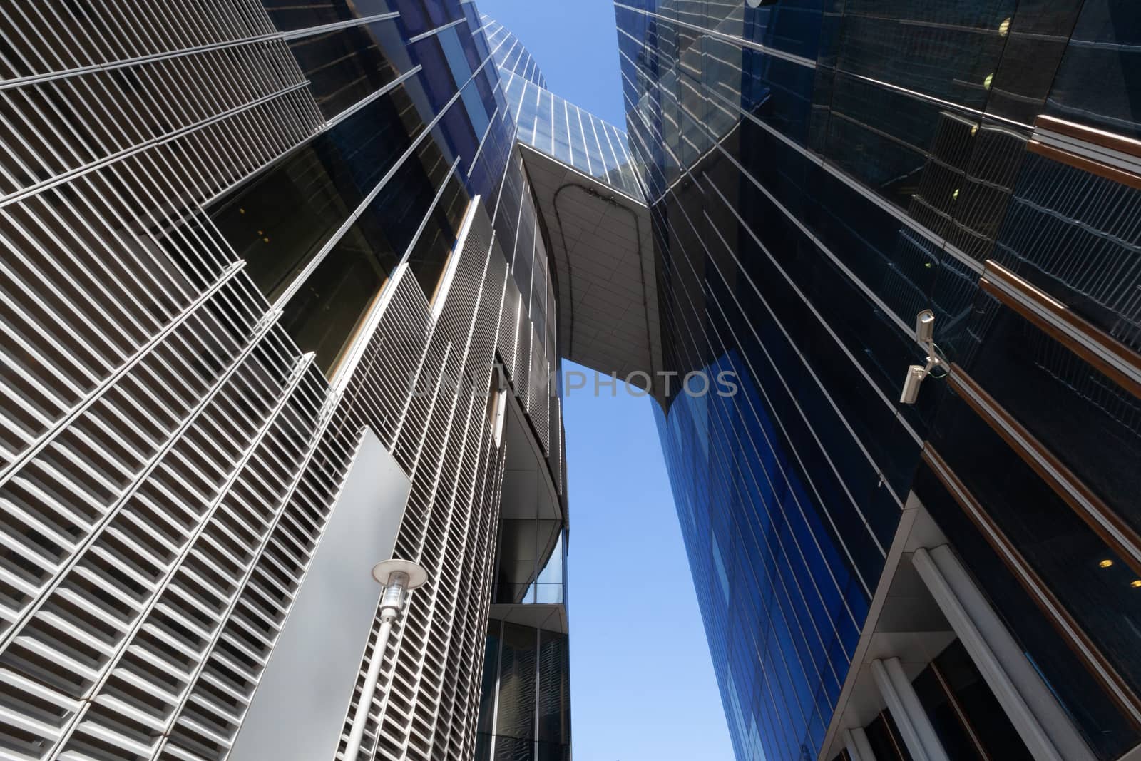 Barcelona, Spain - 4 July 2014: Gas Natural Building, also known as Mare Nostrum Tower office skyscraper