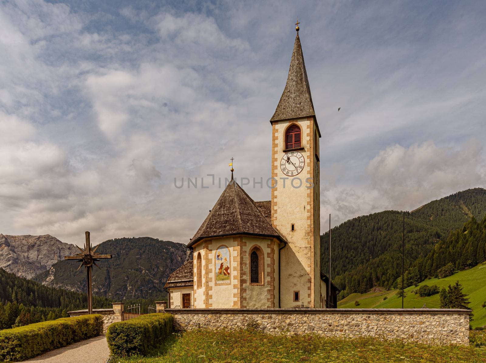 View from the meadows of the Parish Church of San Vito by brambillasimone
