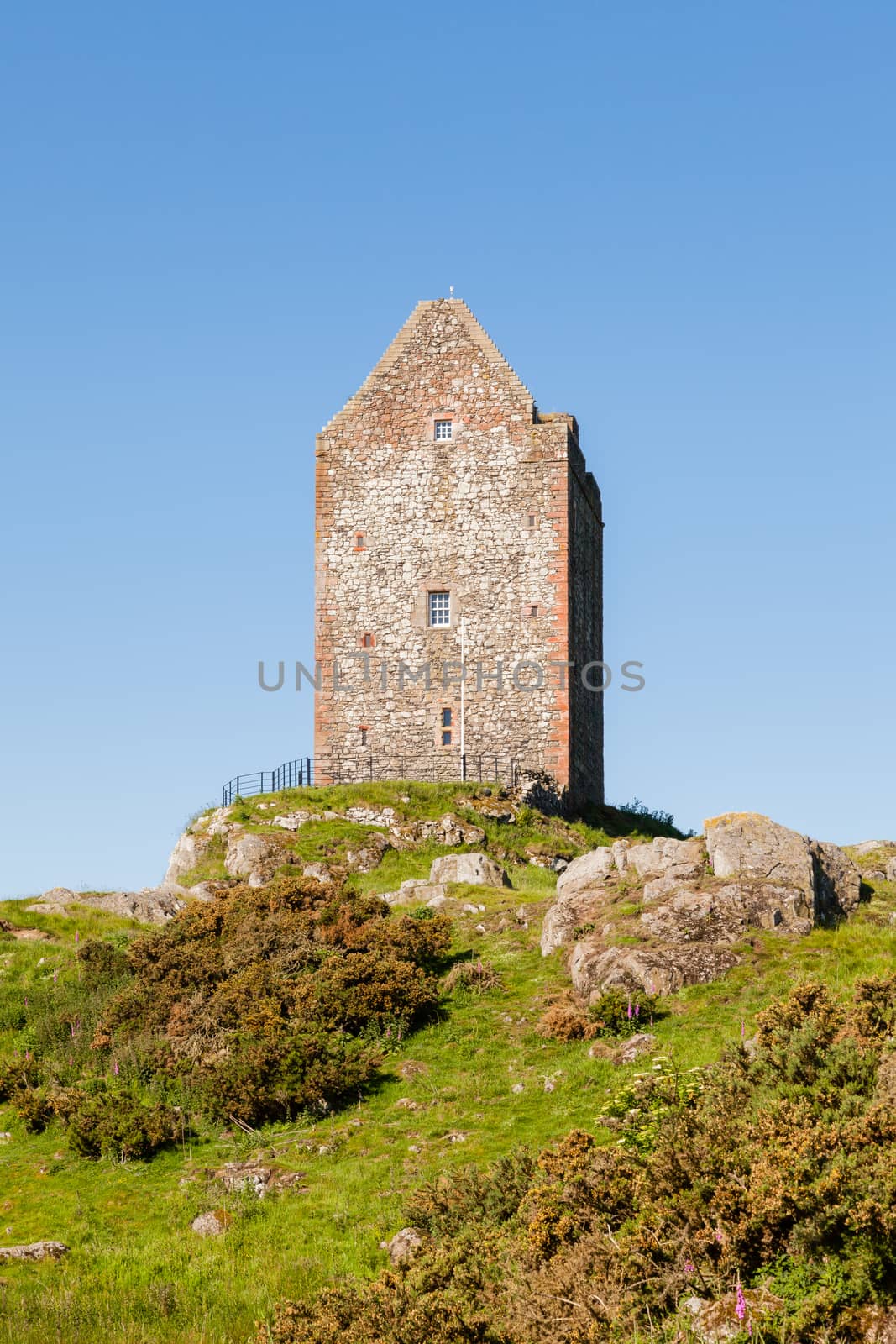 The tower in the Scottish Borders was build in the 1400's as protection from border raiders and the elements.