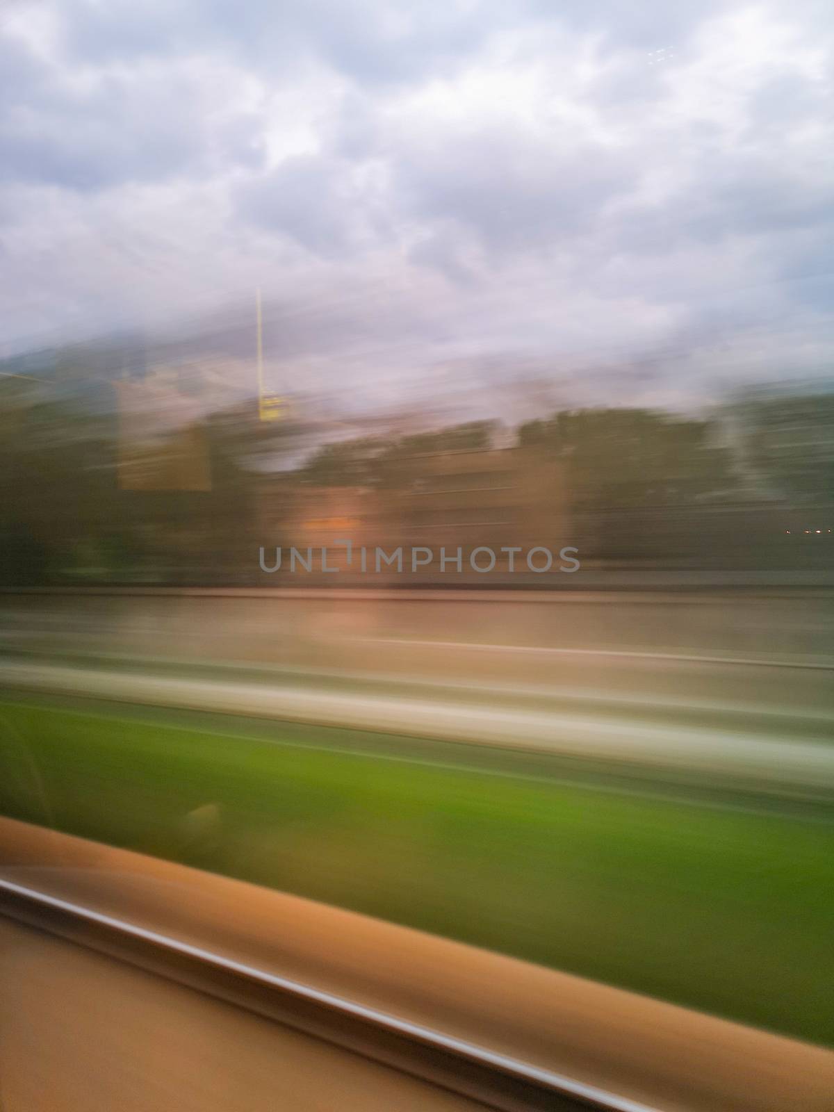 Background made by long exposure shot from train by Wierzchu