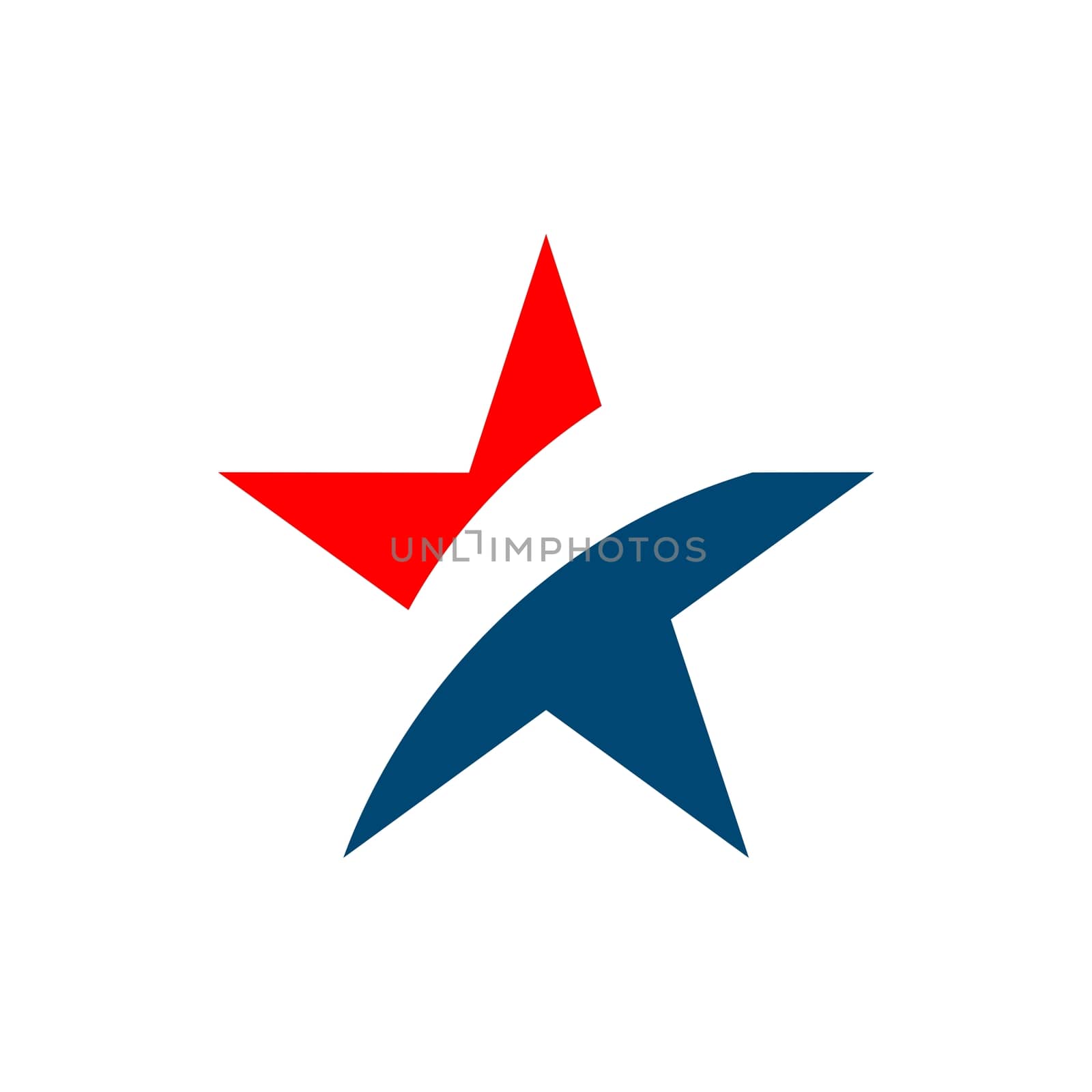 Star Patriotic Logo Vector Template Illustration Design. Vector EPS 10.