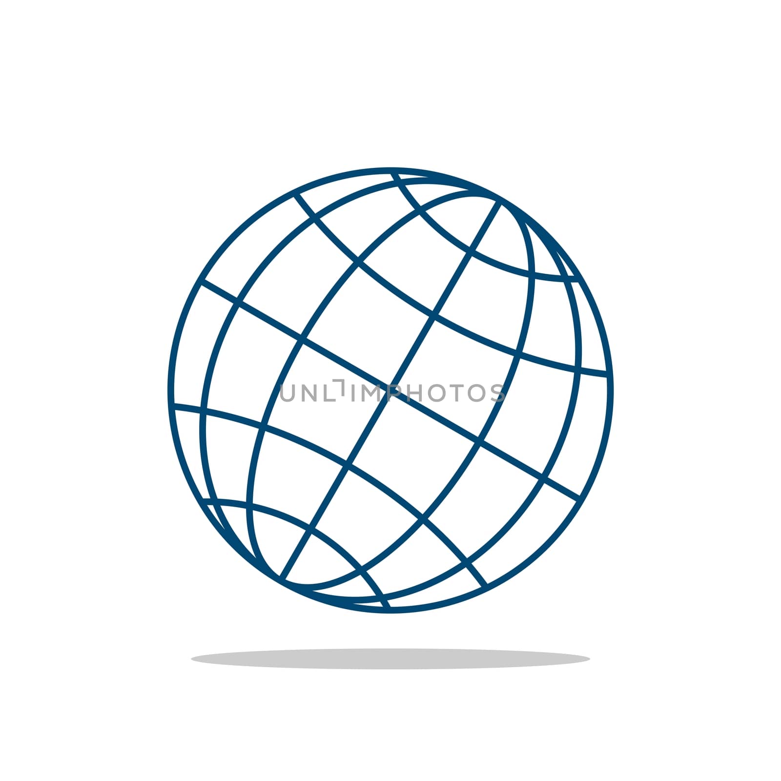 Globe Line Vector Logo Template Illustration Design. Vector EPS 10. by soponyono