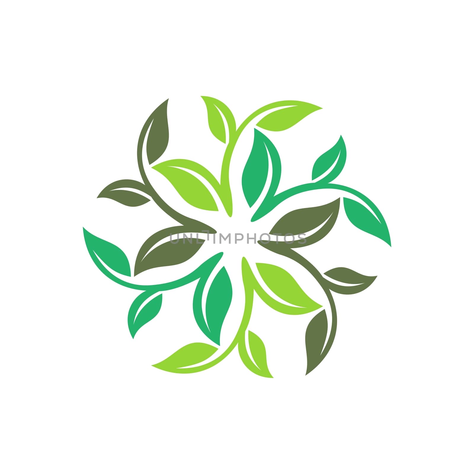 Green Leaf Ecology Logo Template Illustration Design. Vector EPS 10. by soponyono