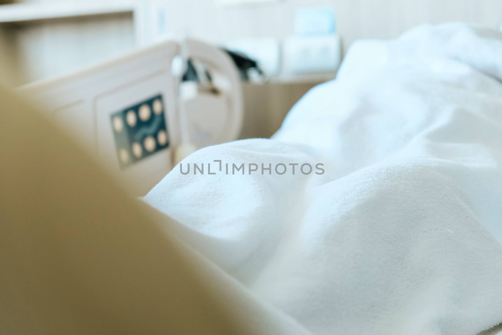 Image of Elderly patients in hospital bed