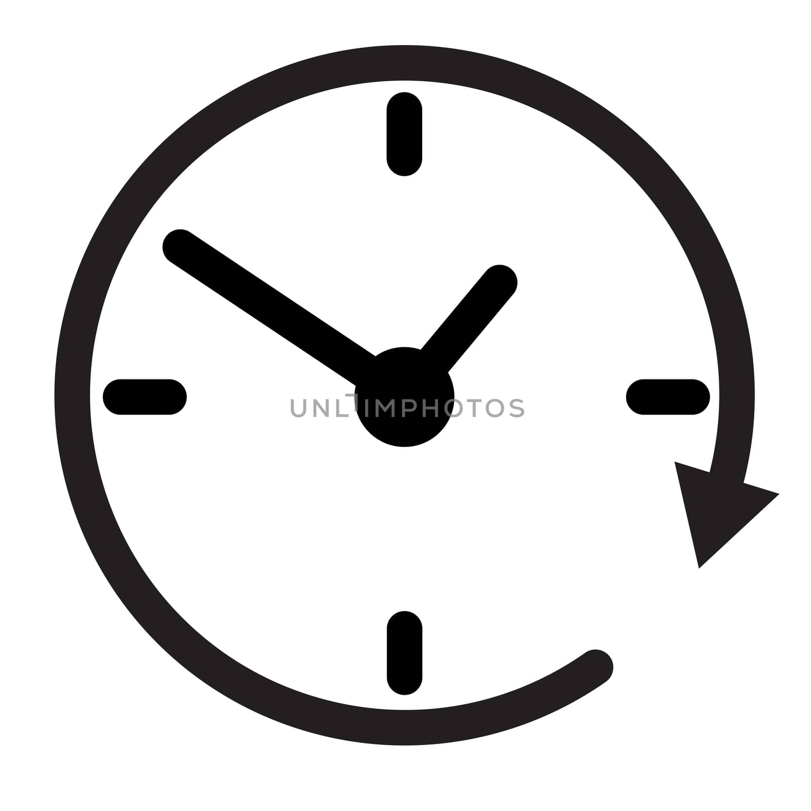 24 hour assistance. clock symbol, clock icon for your web site design, logo, app, UI. ,clock icon in trendy flat style isolated on white background. flat style. 