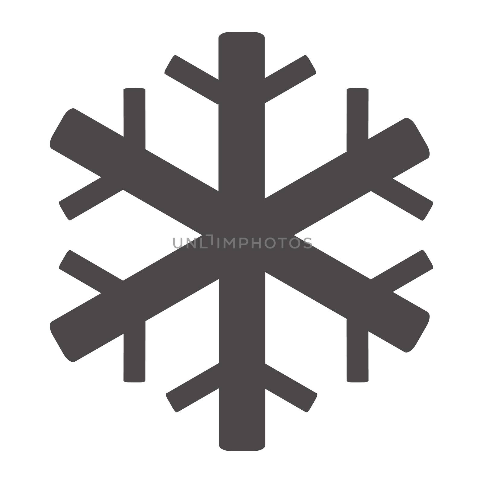 air conditioning icon on white background. snowflake symbol. flat style. snowflake icon for your web site design, logo, app, UI.