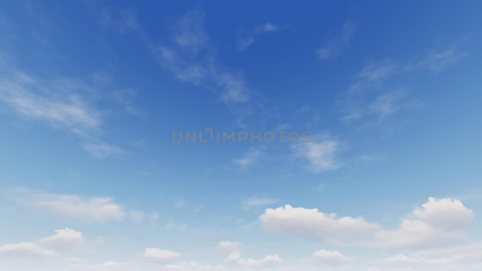 Cloudy blue sky abstract background, blue sky background with tiny clouds, 3d rendering

