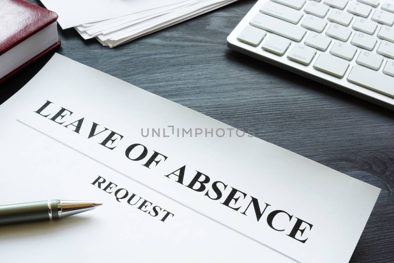 Leave of absence request on the table. by designer491