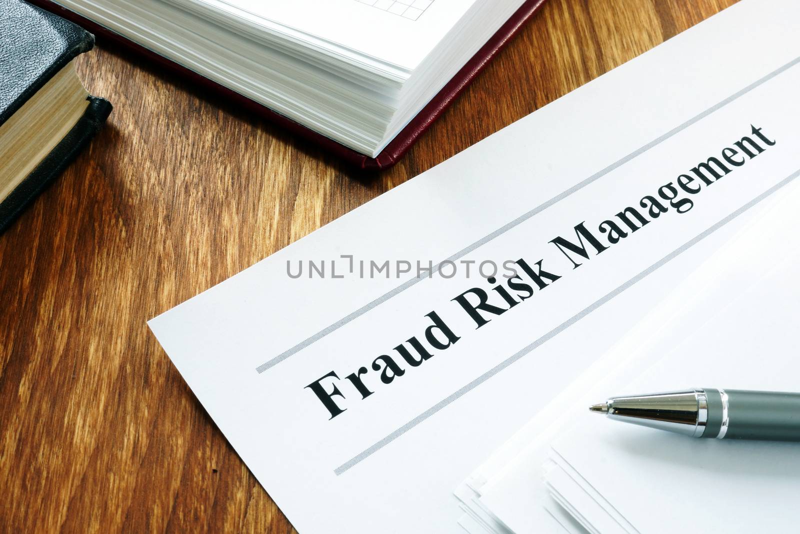 Documents about Fraud risk management and pen.