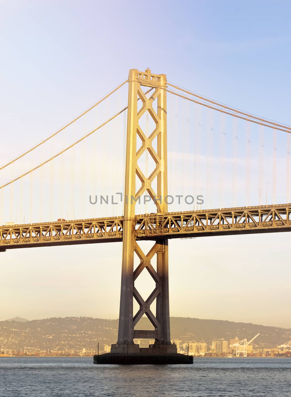 Tower of the Oakland Bay Bridge in San Francisco by rarrarorro