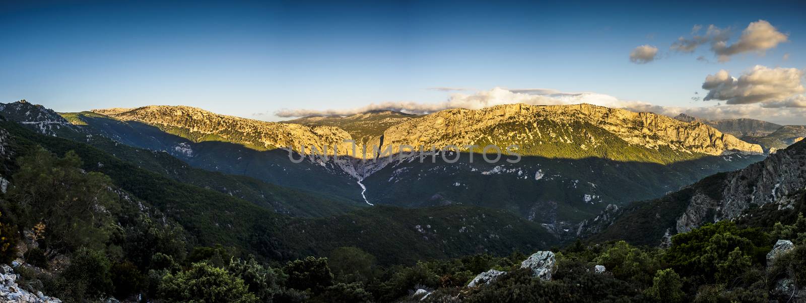 famous gorges of Gorropu in Sardinia, Italy.