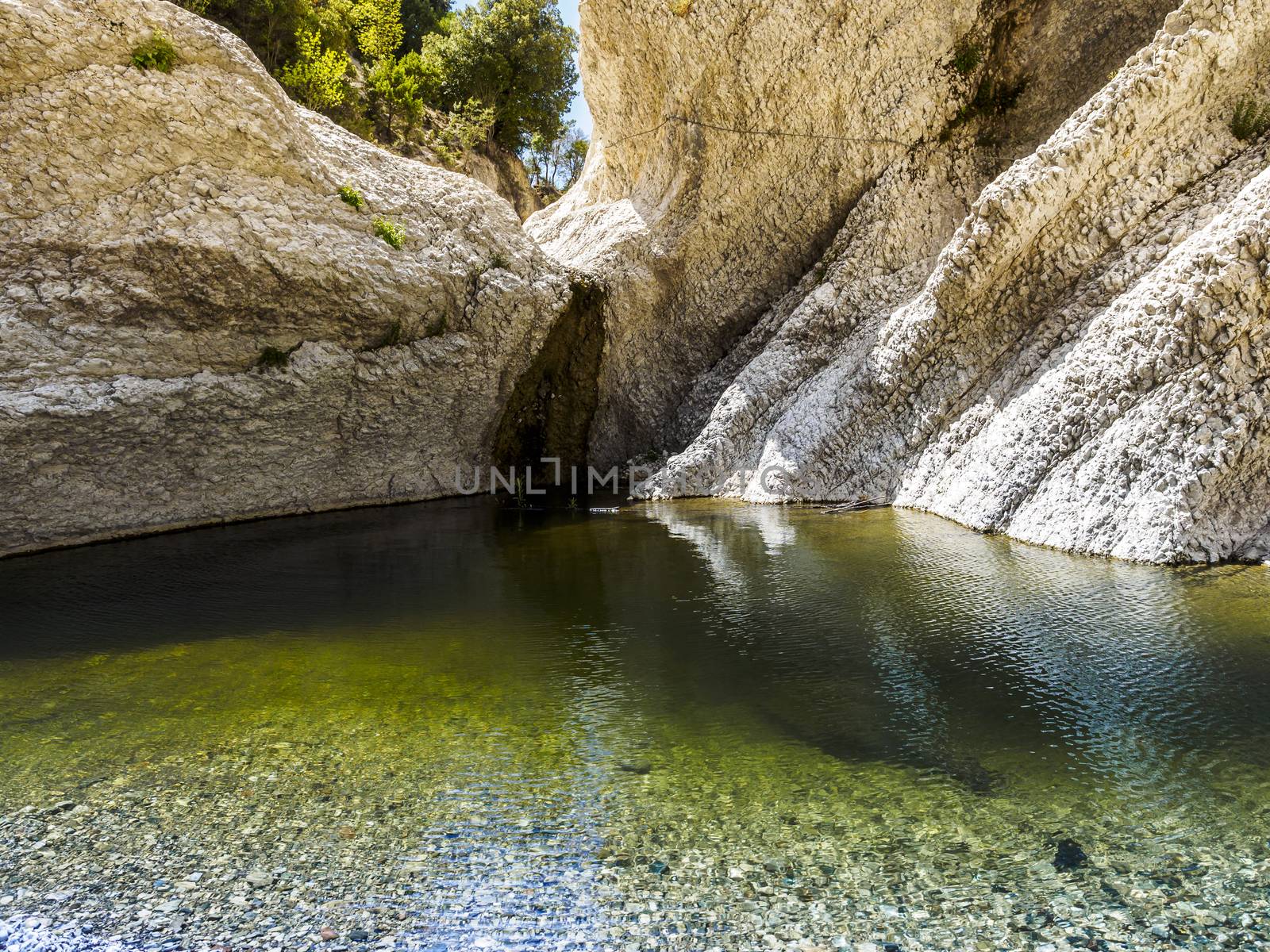 famous gorges of Gorropu in Sardinia, Italy.