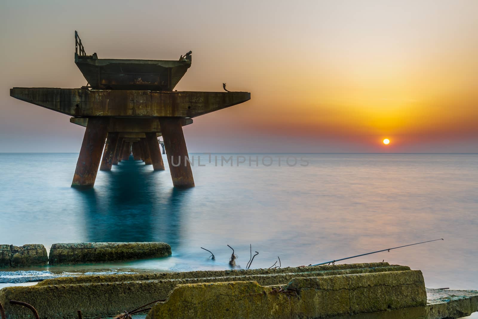 View on coast of Sicily, Italian island in the mediterranean sea.