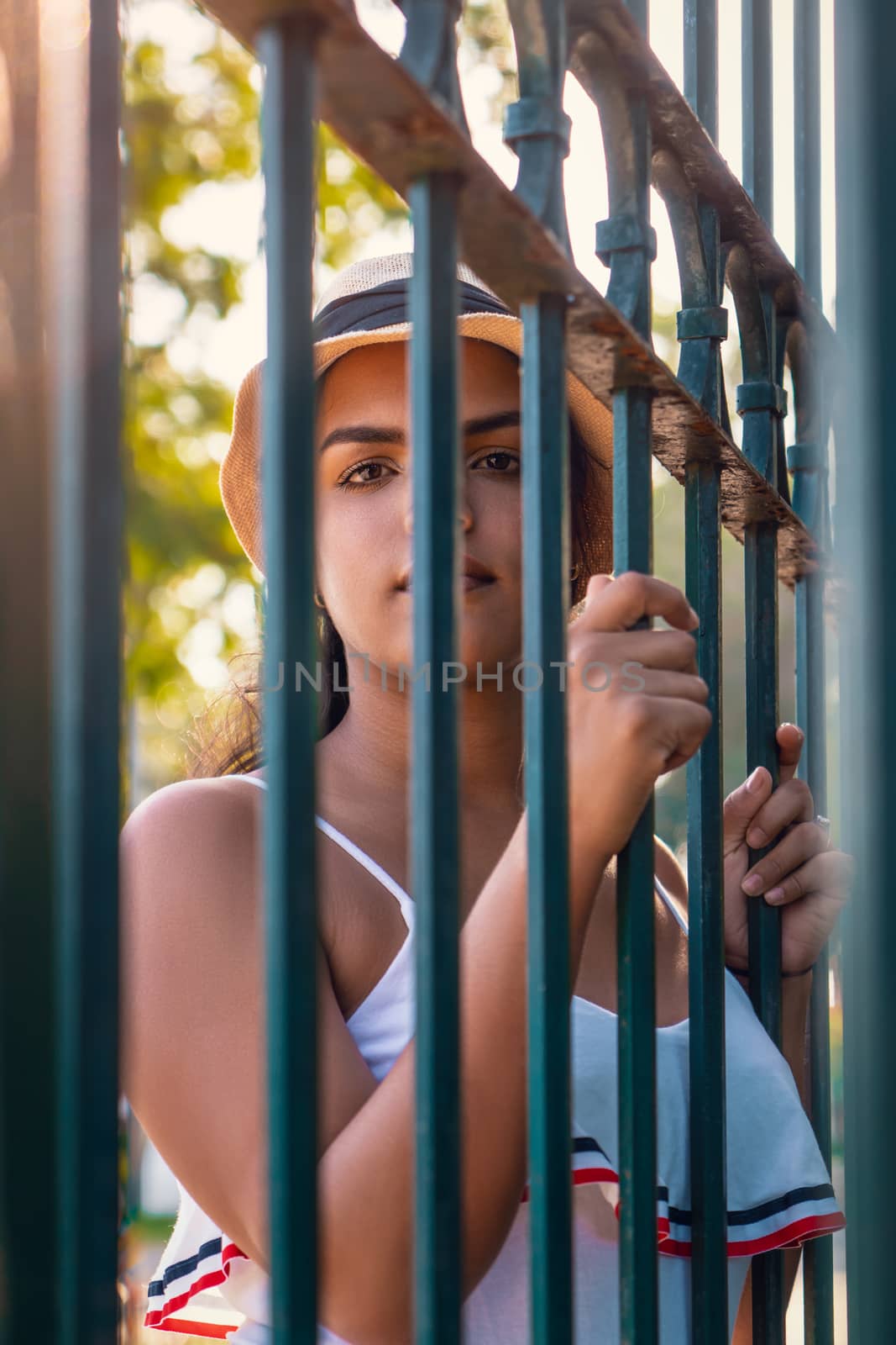 Girl behind bars by jrivalta