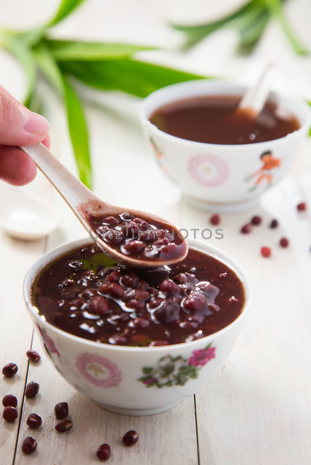 homemade red bean soup by tehcheesiong