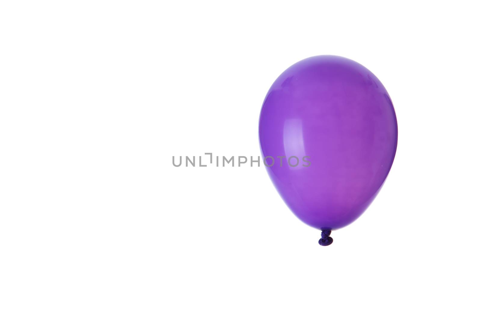 Balloons isolated on white background