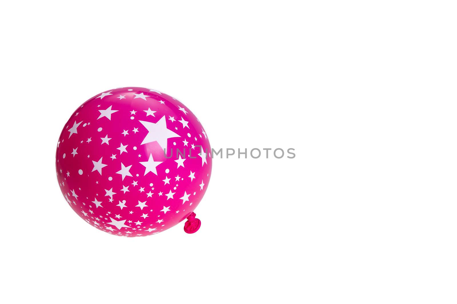 Balloons isolated on white background