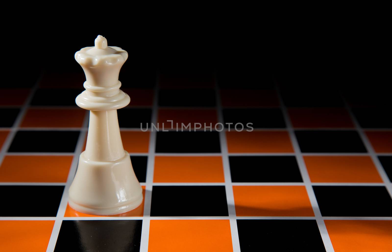 chess piece on the board background