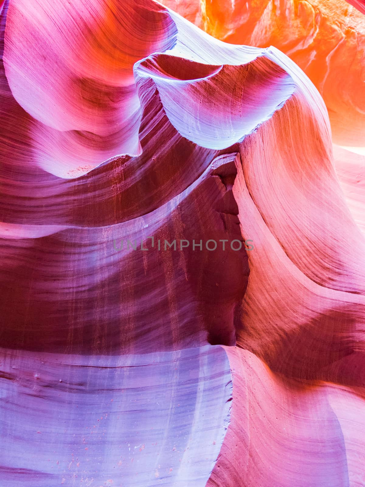 Antelope Canyon in the Navajo Reservation near Page, Arizona, USA