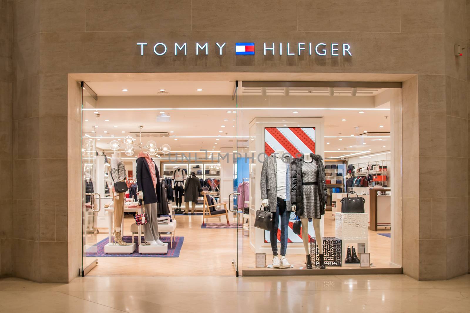 Tommy hilfiger Store in Paris, France, Luxury Clothing brand shop in "Le Louvre" by ontheroadagain