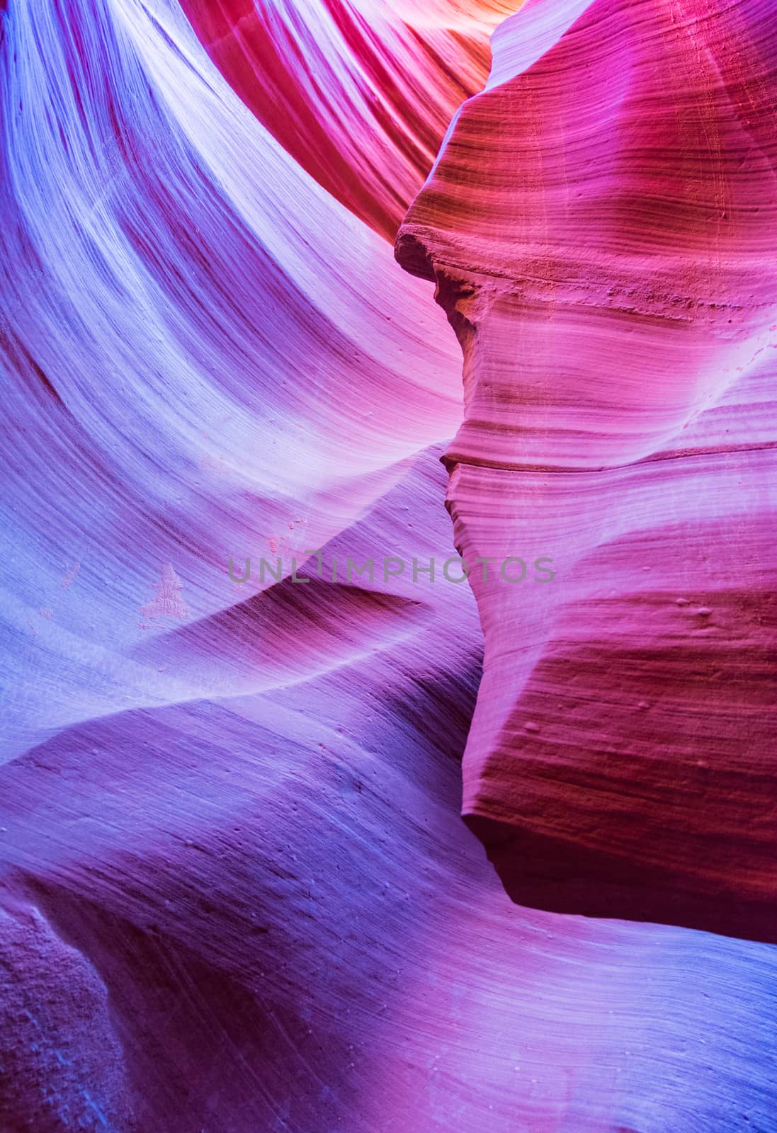 Antelope Canyon in the Navajo Reservation near Page, Arizona, USA